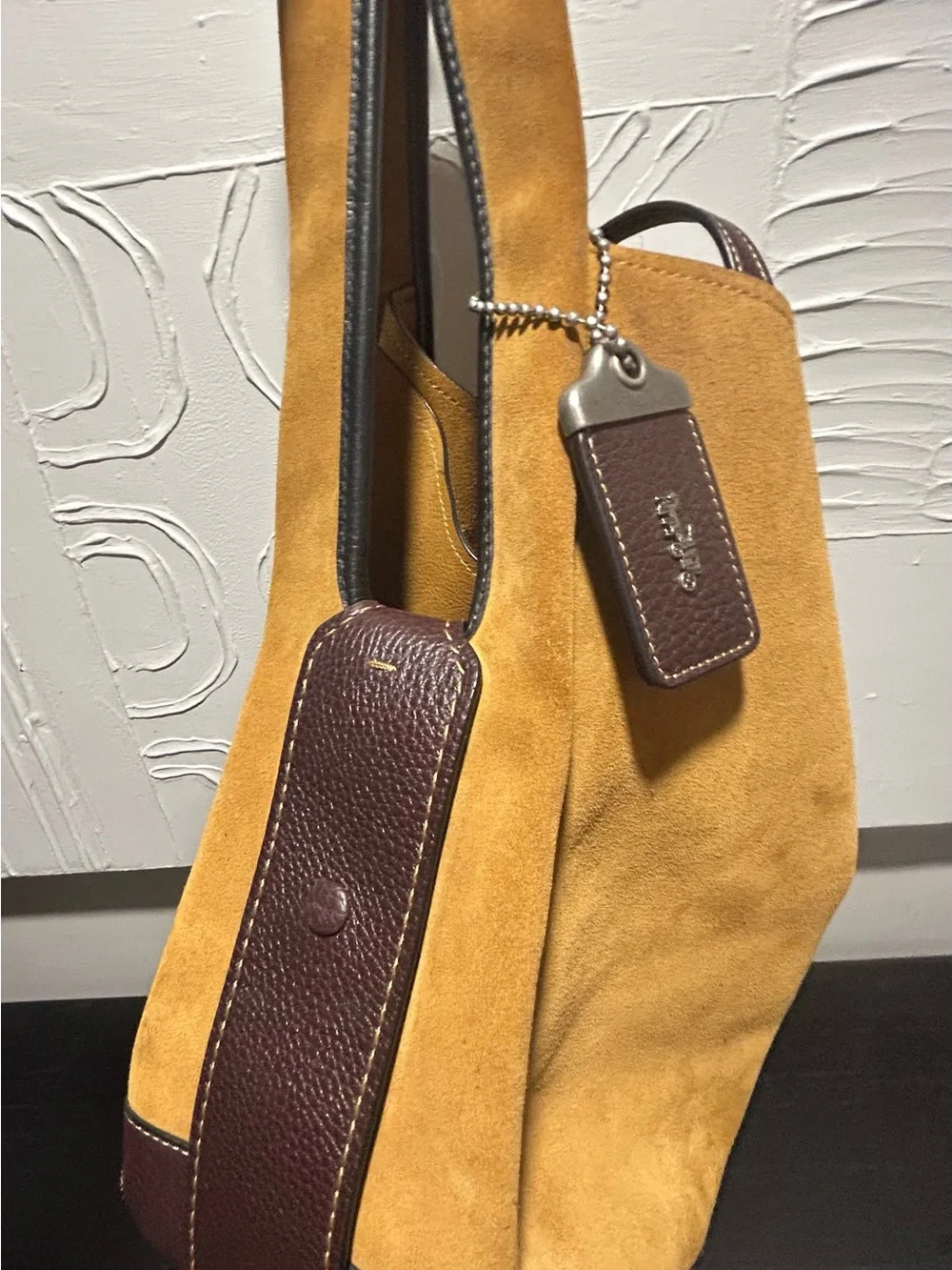 COACH Suede Hobo Bag